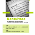 Průvodce informační džunglí – konzultace k e-zdrojům