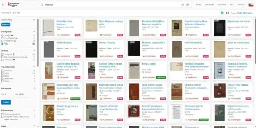 Digitální knihovny: knihy a periodika dostupná online