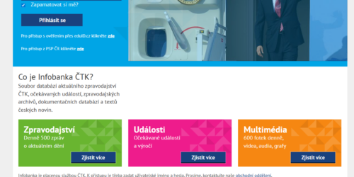 Archiv zpravodajství České tiskové kanceláře