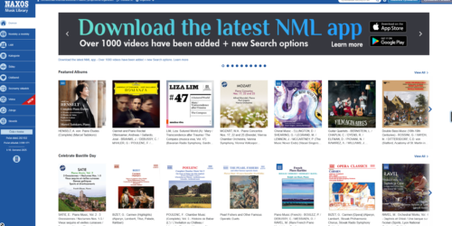 Naxos Music Library pro milovníky klasiky, jazzu a world music